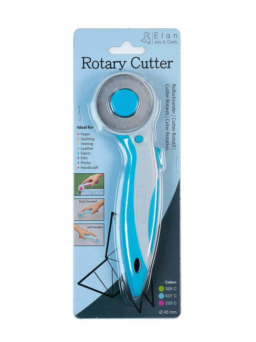 Elan 45 mm Rotary Cutter for Fabric