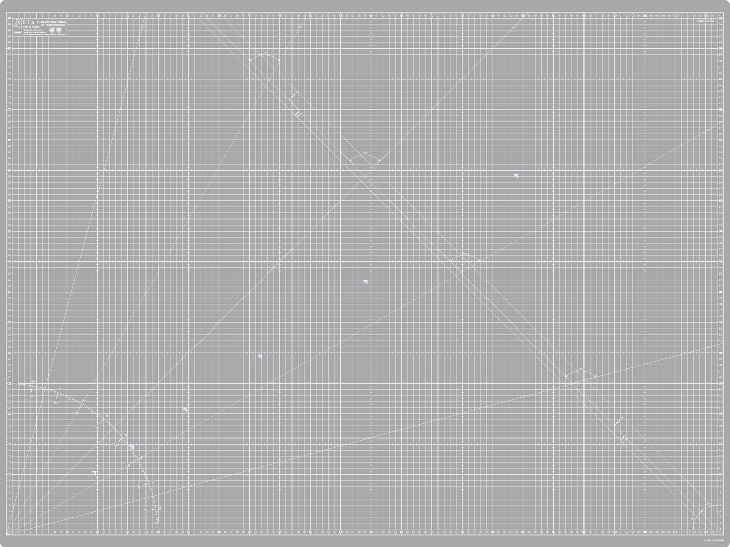 Cutting Mat Grey in A0, A1, A2, A3 and A4.