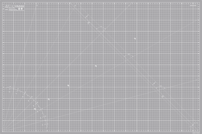 Cutting Mat Grey in A0, A1, A2, A3 and A4.