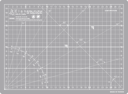 Cutting Mat Grey in A0, A1, A2, A3 and A4.