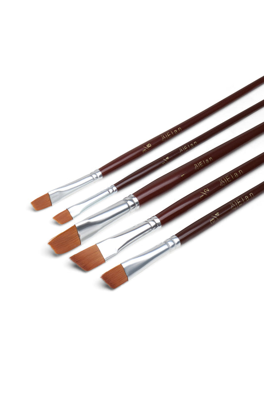 Paint Brush Set Synthetic Nylon