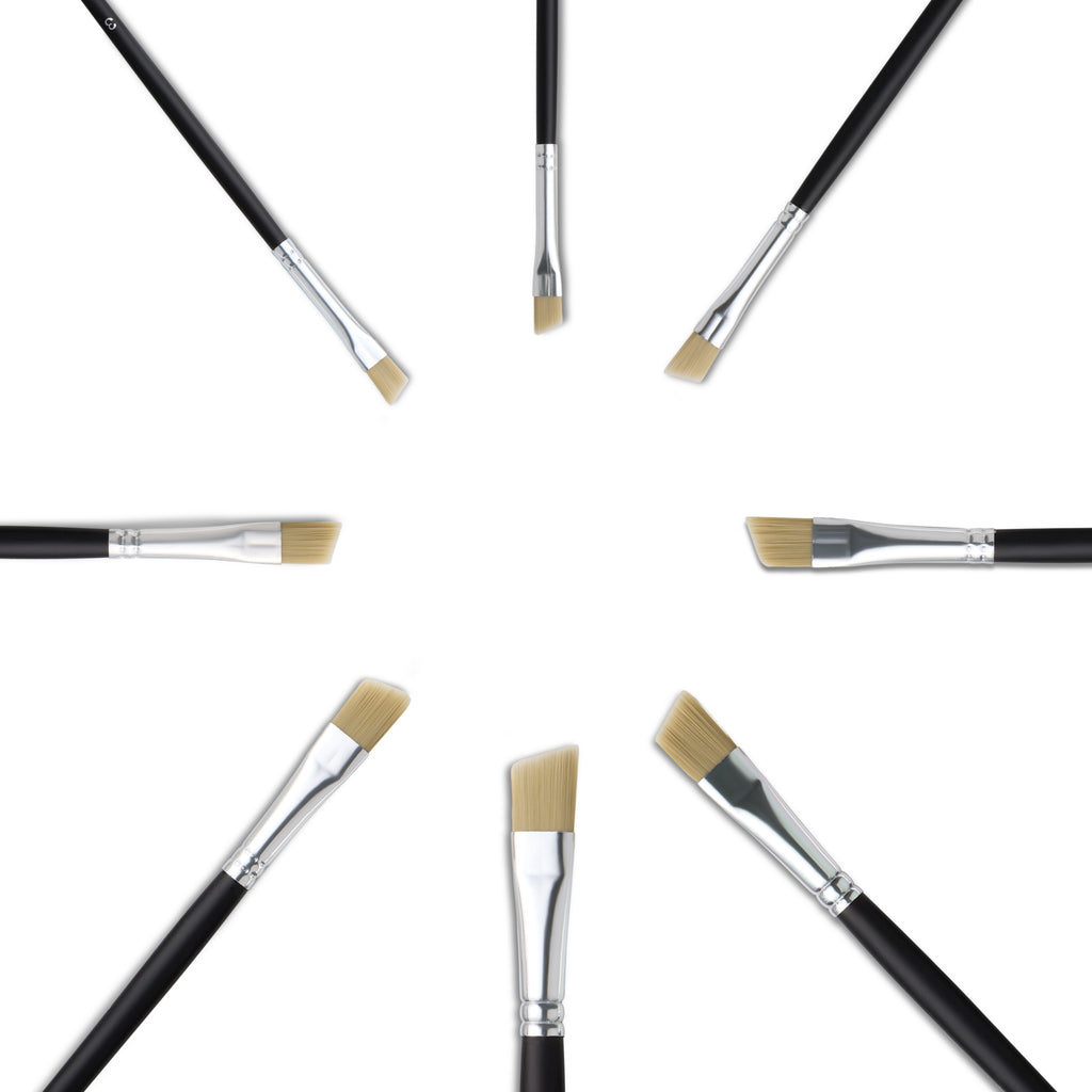 Elan Paint Brush Set — Synthetic Hog