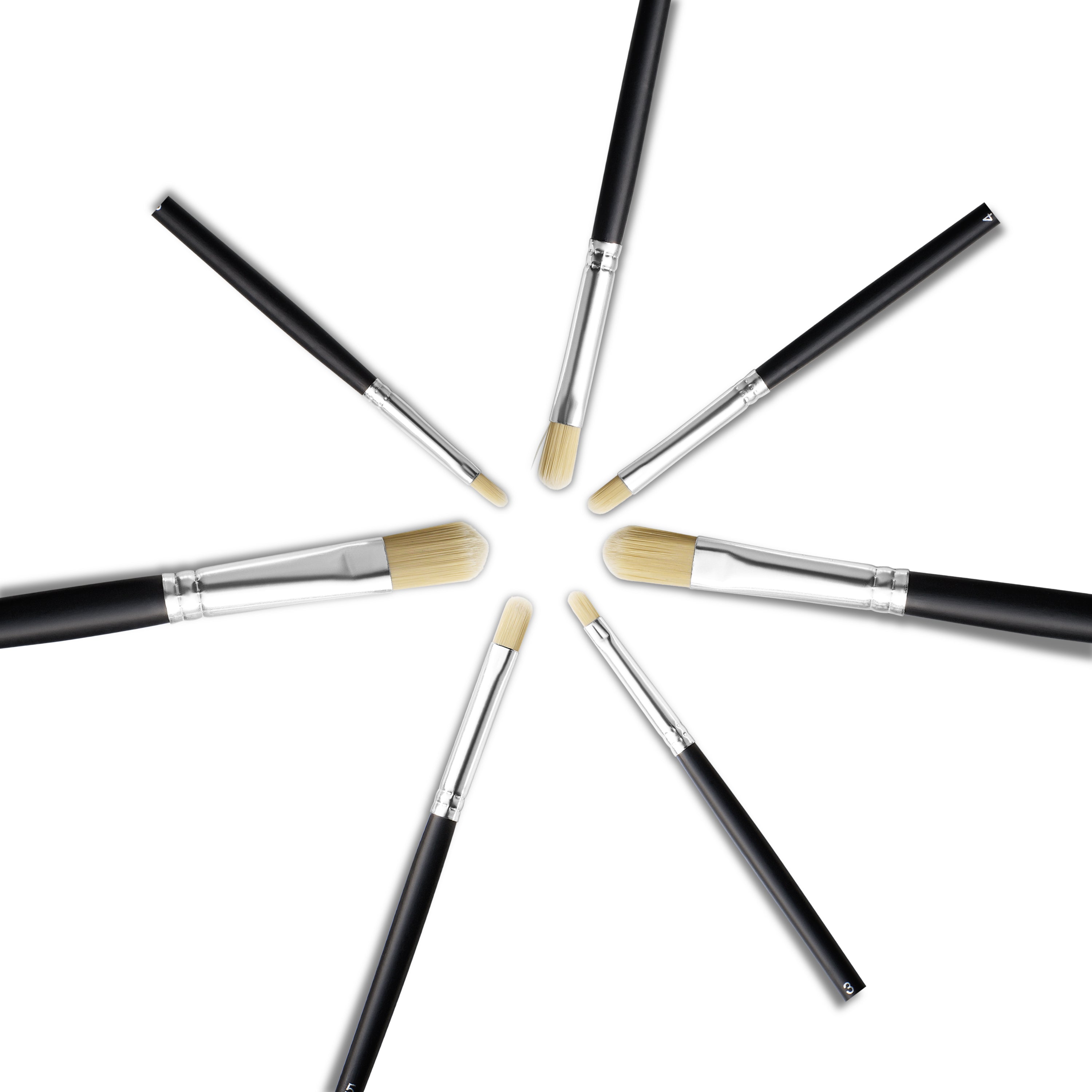 Elan Paint Brush Set — Synthetic Hog