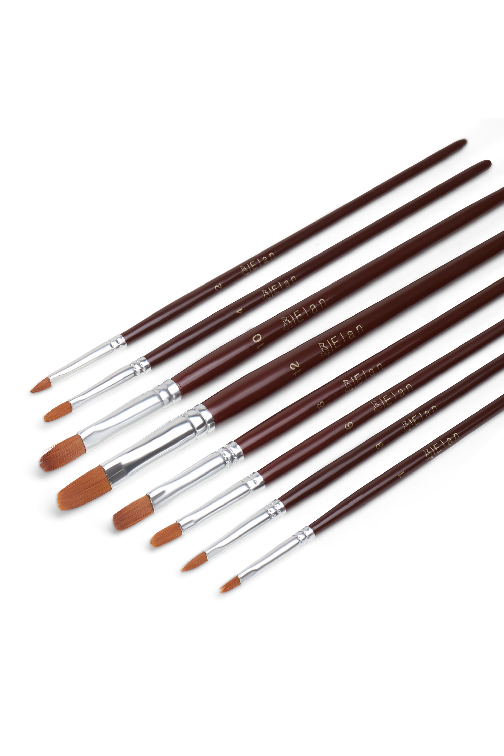 Elan Set de Pinceles – Nailon Sintético