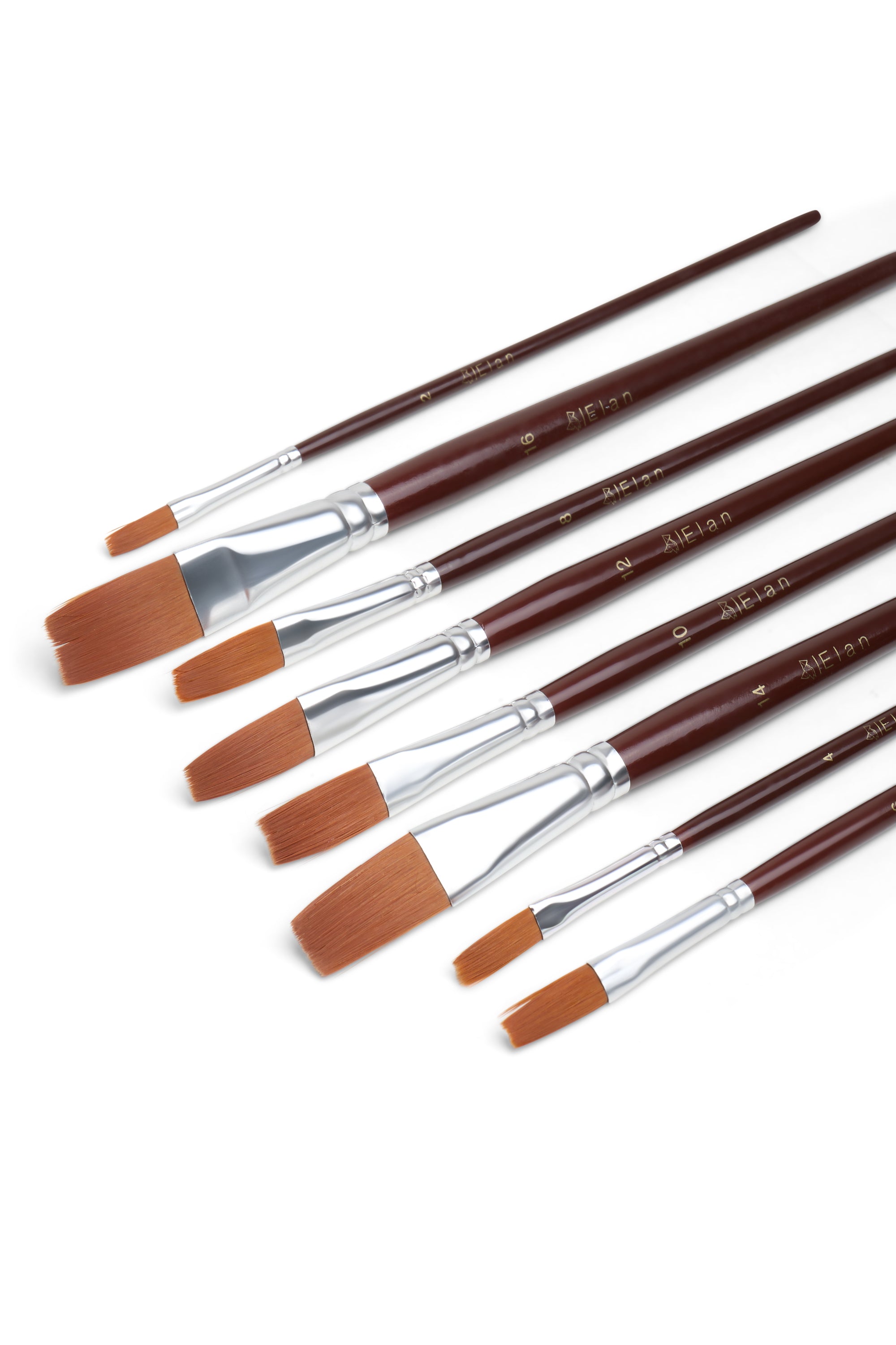 Elan Set de Pinceles – Nailon Sintético