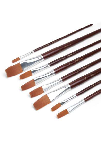 Paint Brush Set Synthetic Nylon