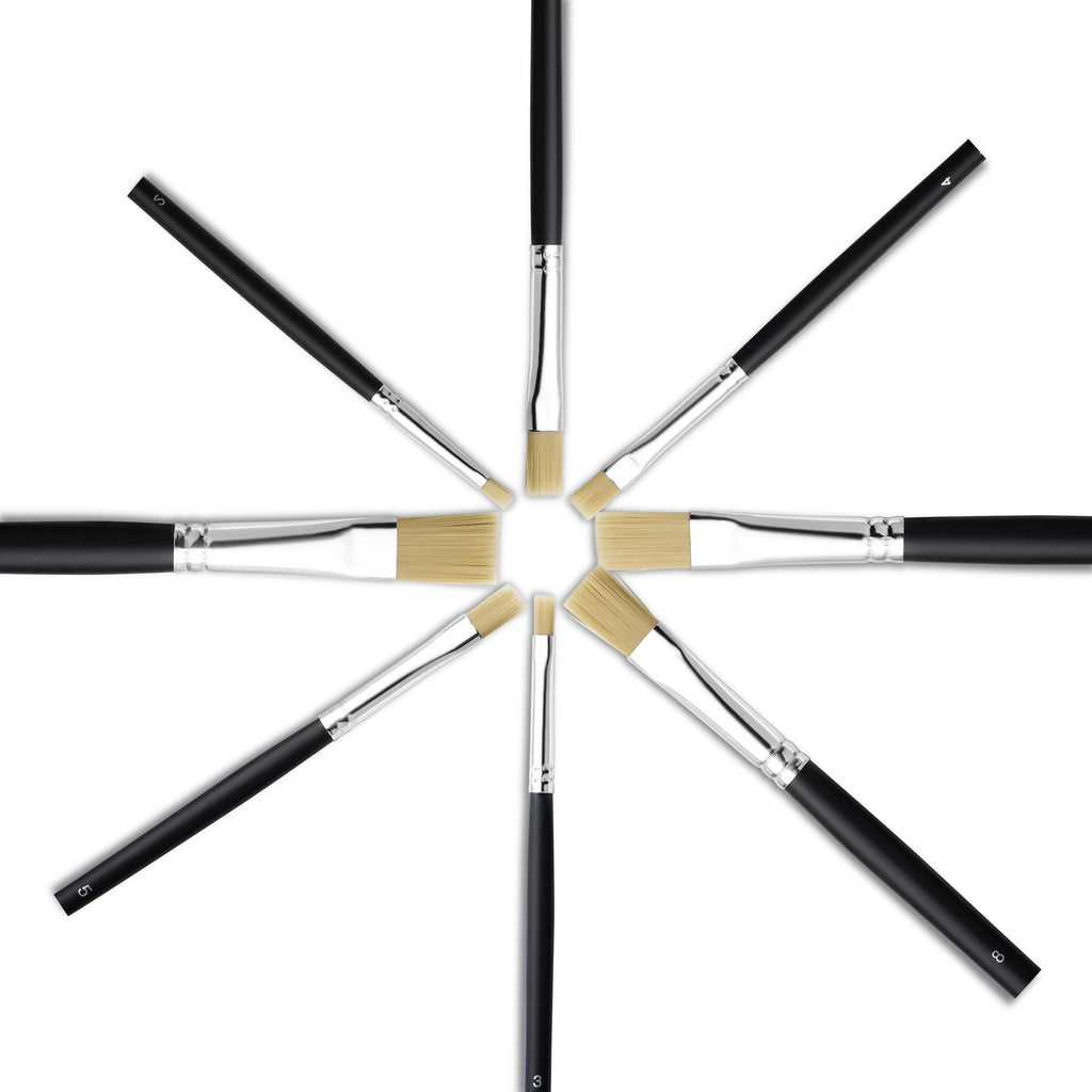 Elan Paint Brush Set — Synthetic Hog