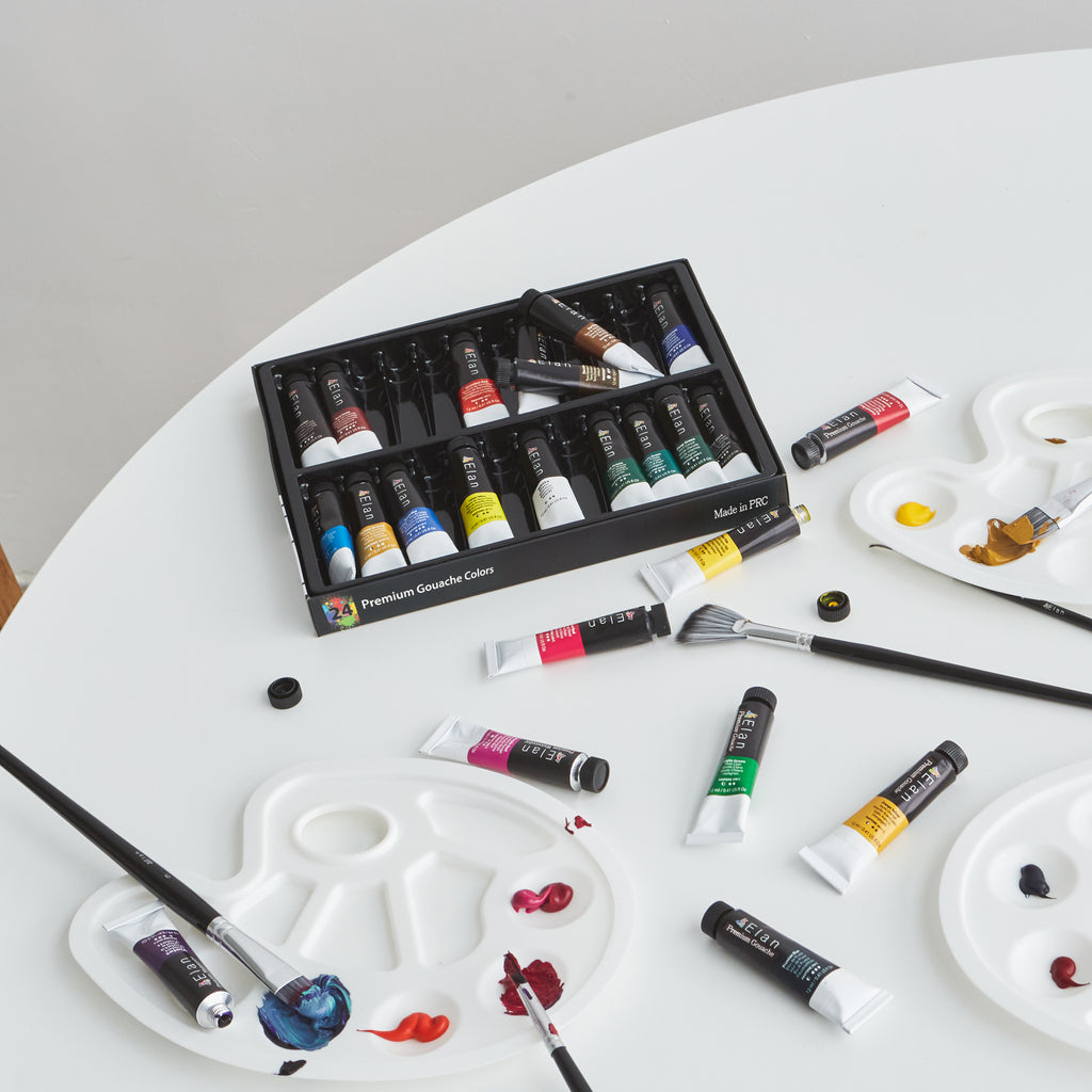 Elan Gouache Paint Set — 24 Colours