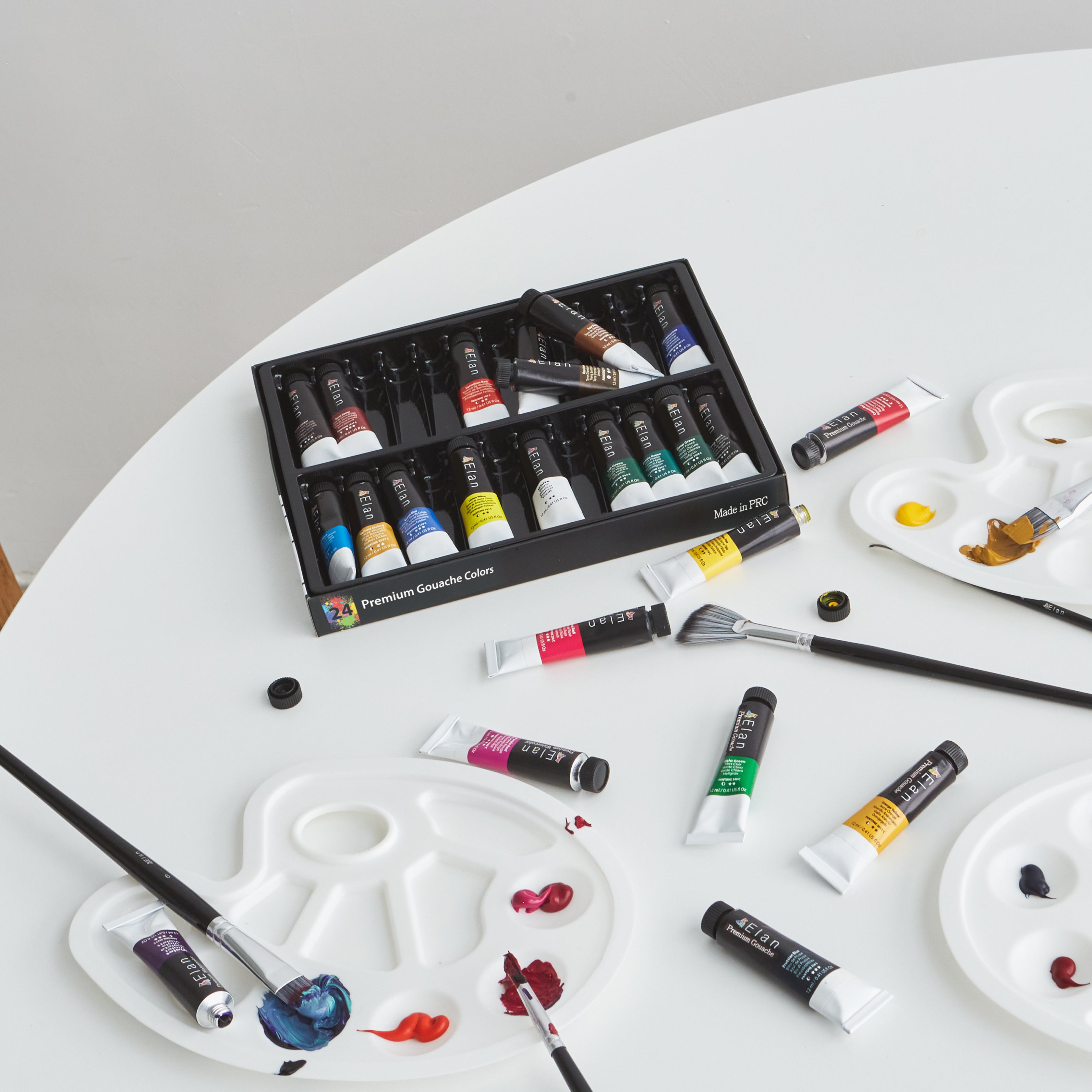 Elan Set de Pintura Gouache – 24 Colores