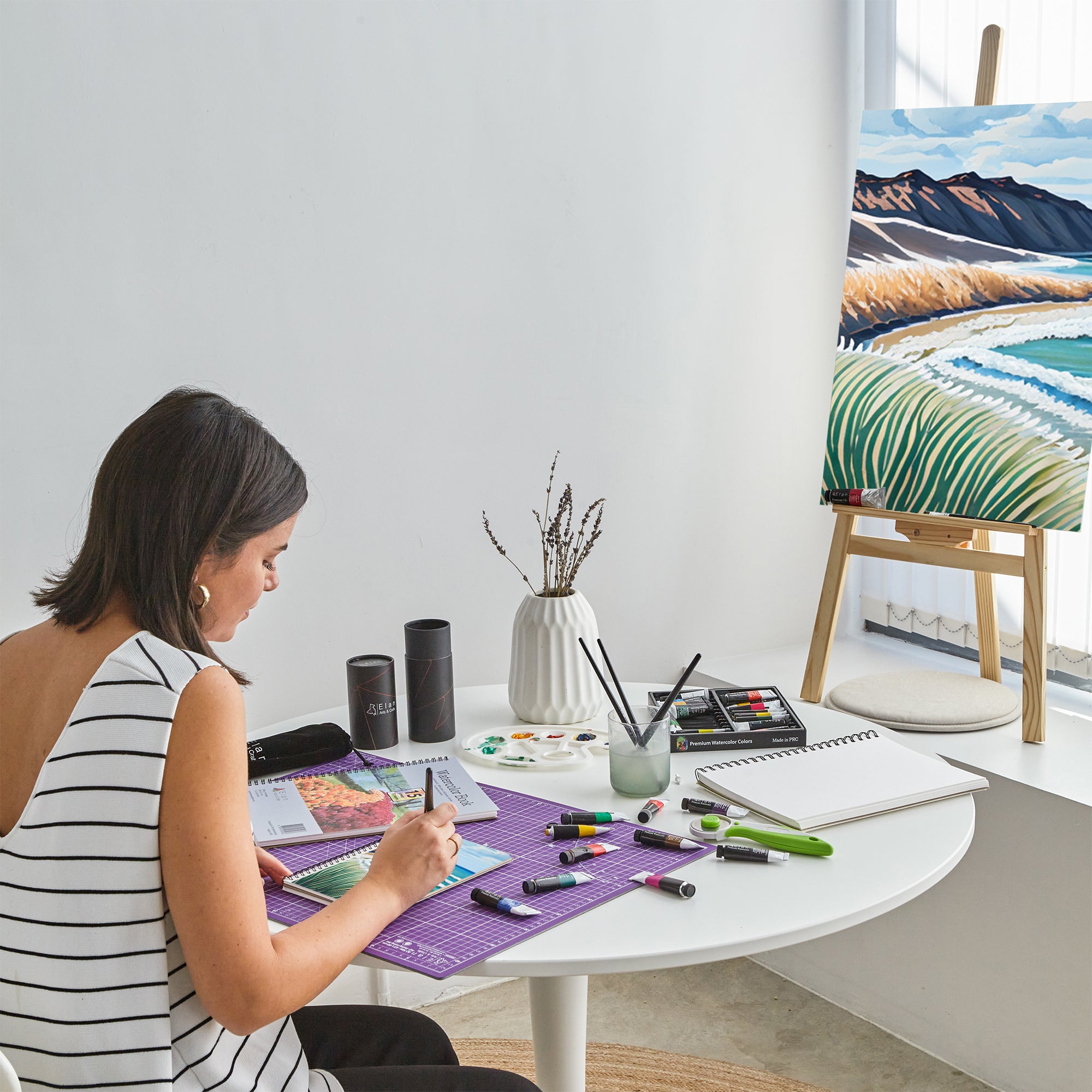 Elan Set de Pintura Gouache – 24 Colores