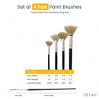 Elan Paint Brush Set — Synthetic Hog