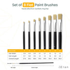 Elan Paint Brush Set — Synthetic Hog