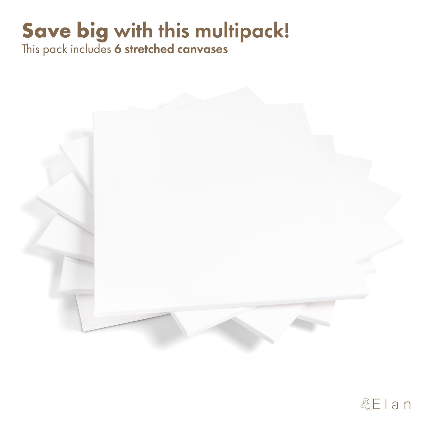 Elan Stretched Canvases Multi-Pack