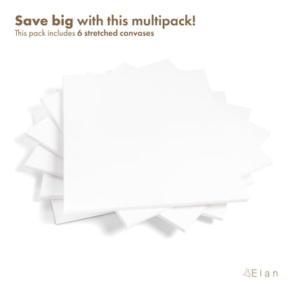 Elan Stretched Canvases Multi-Pack