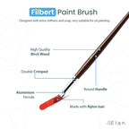 Elan Paint Brush Set — Synthetic Nylon