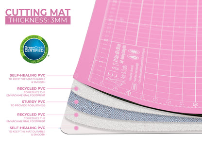 Cutting Mat Pink in A0, A1, A2, A3 and A4