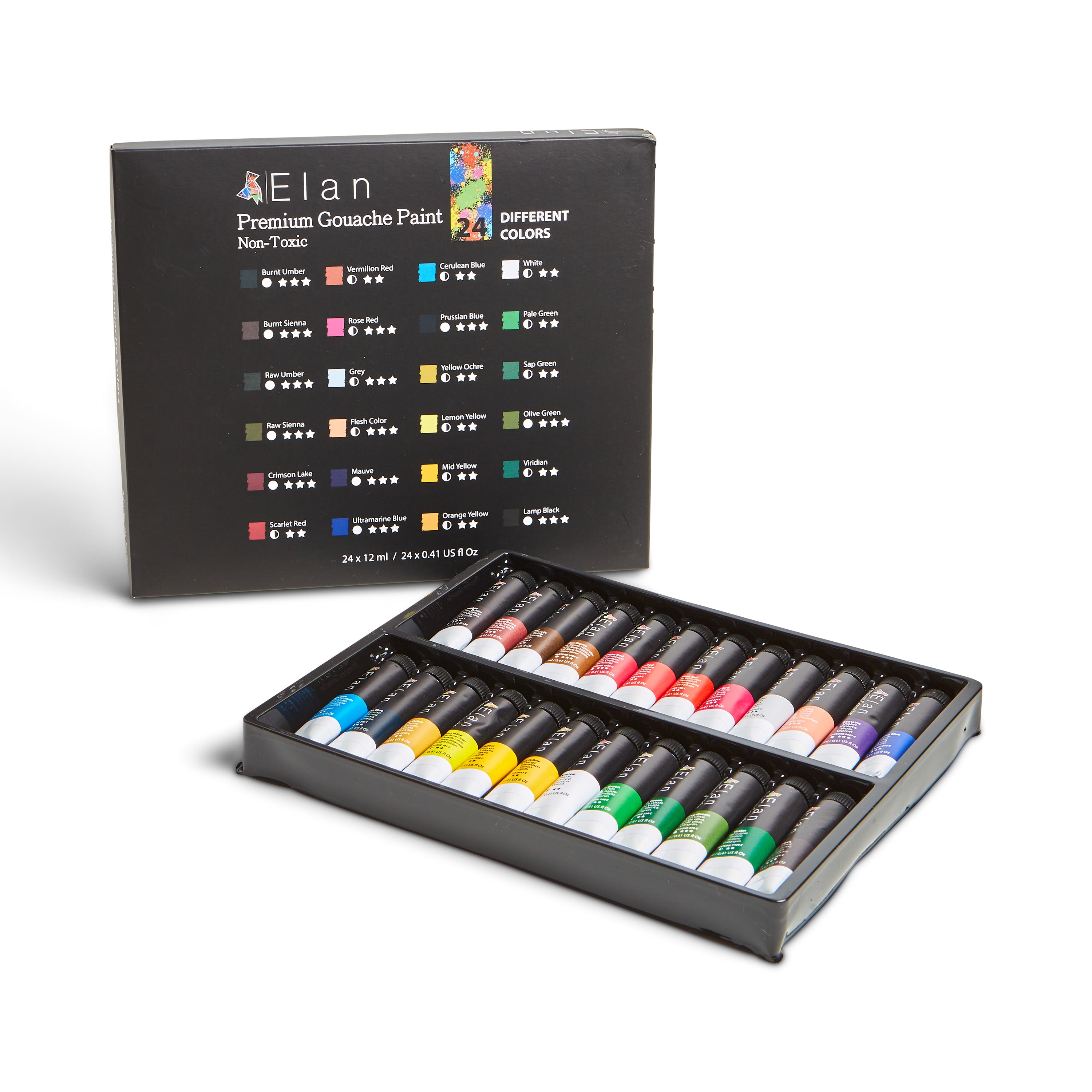 Elan Set de Pintura Gouache – 24 Colores