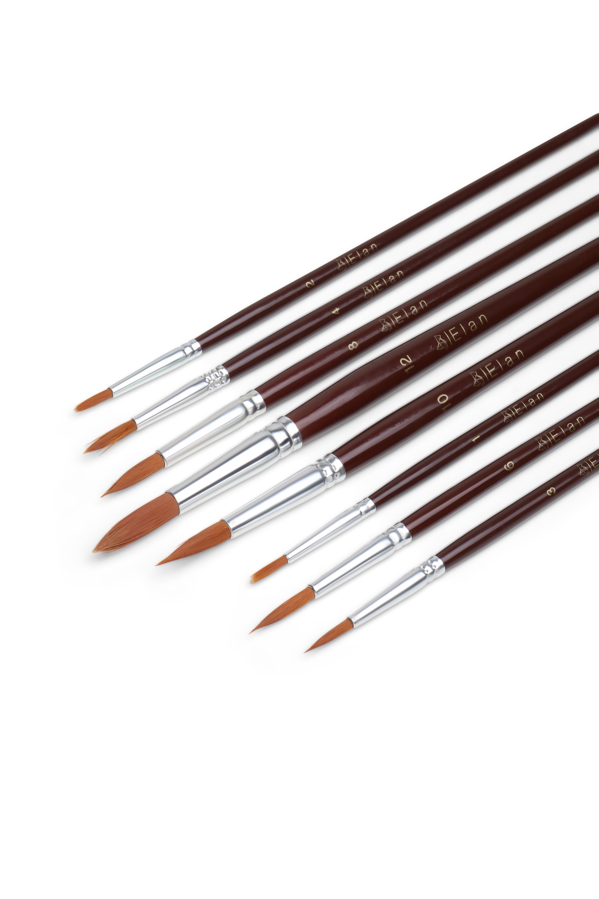 Elan Set de Pinceles – Nailon Sintético