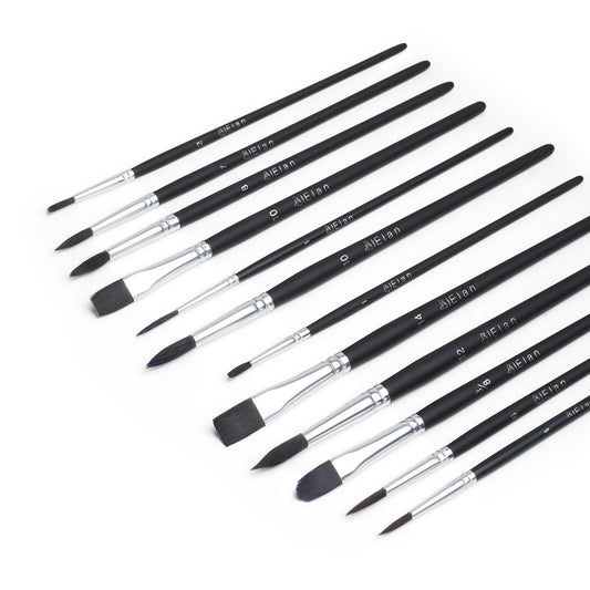 Paint Brush Set Synthetic Sable