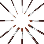 Elan Paint Brush Set — Synthetic Nylon