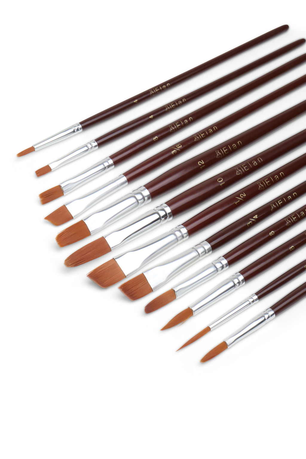 Elan Paint Brush Set — Synthetic Nylon
