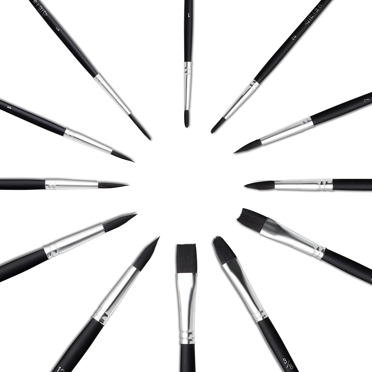 Paint Brush Set Synthetic Sable