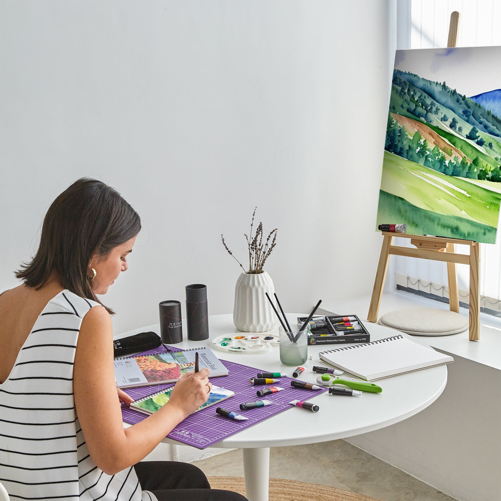 Elan Watercolour Paint Set — 24 Colours