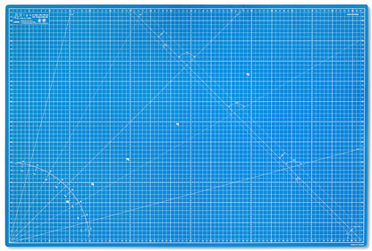 Cutting Mat Blue in A0, A1, A2, A3 and A4.