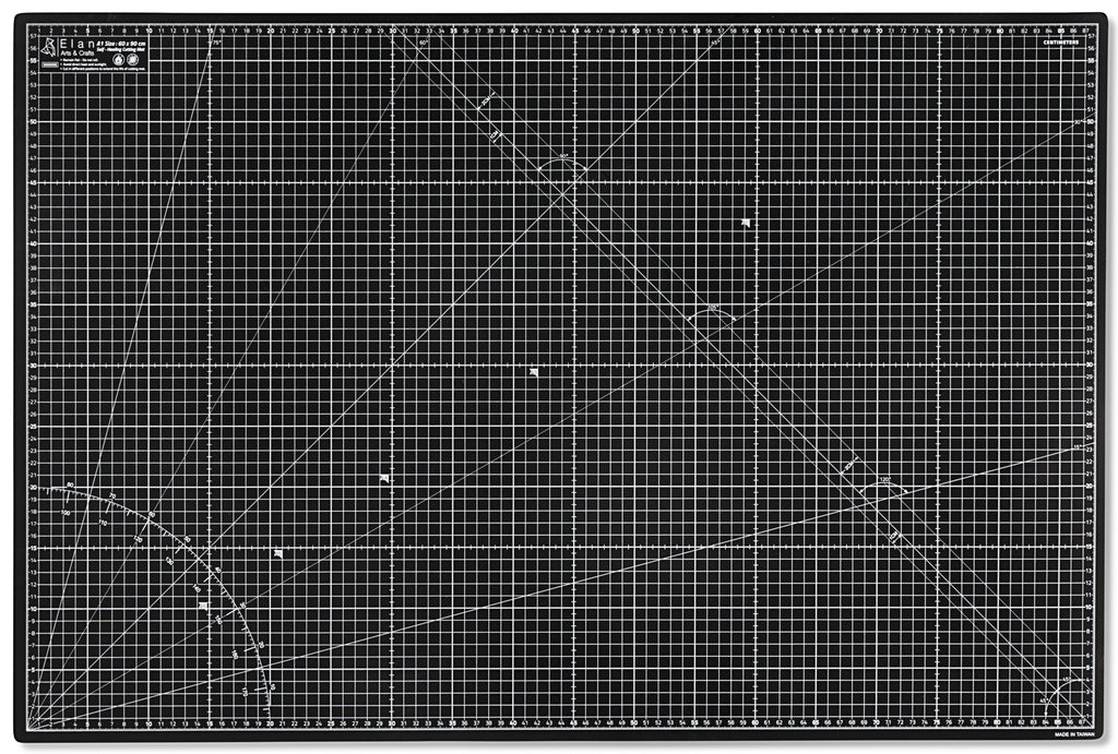 Elan Self-Healing Cutting Mat — Black