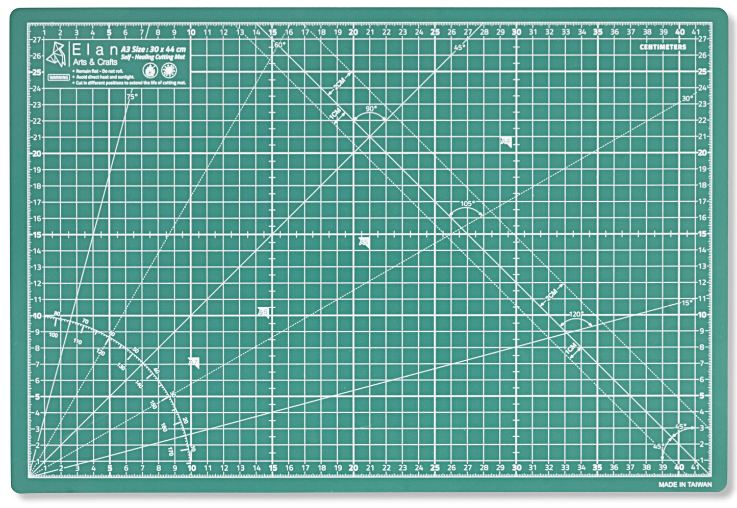 Schneidematte Grün in A0, A1, A2, A3 und A4.