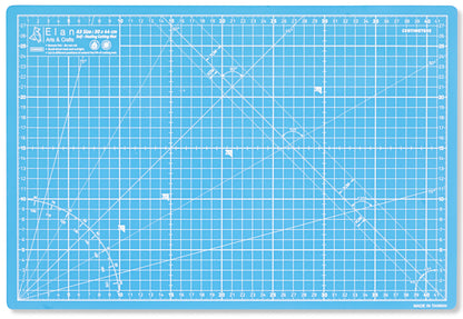 Cutting Mat Blue in A0, A1, A2, A3 and A4.
