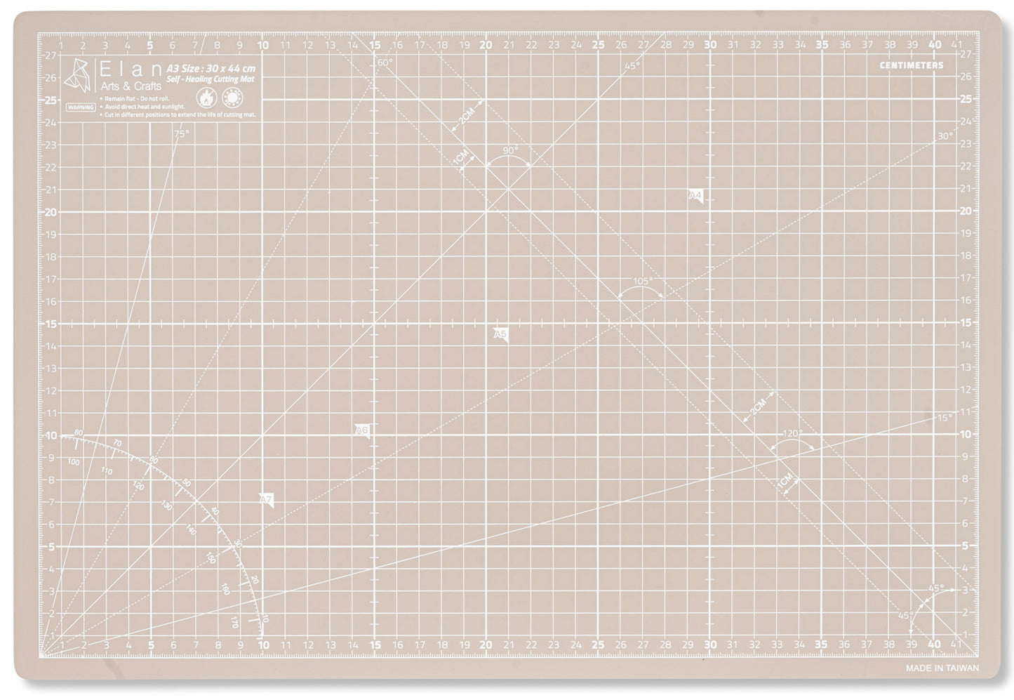 Cutting Mat Black in A0, A1, A2, A3 and A4.