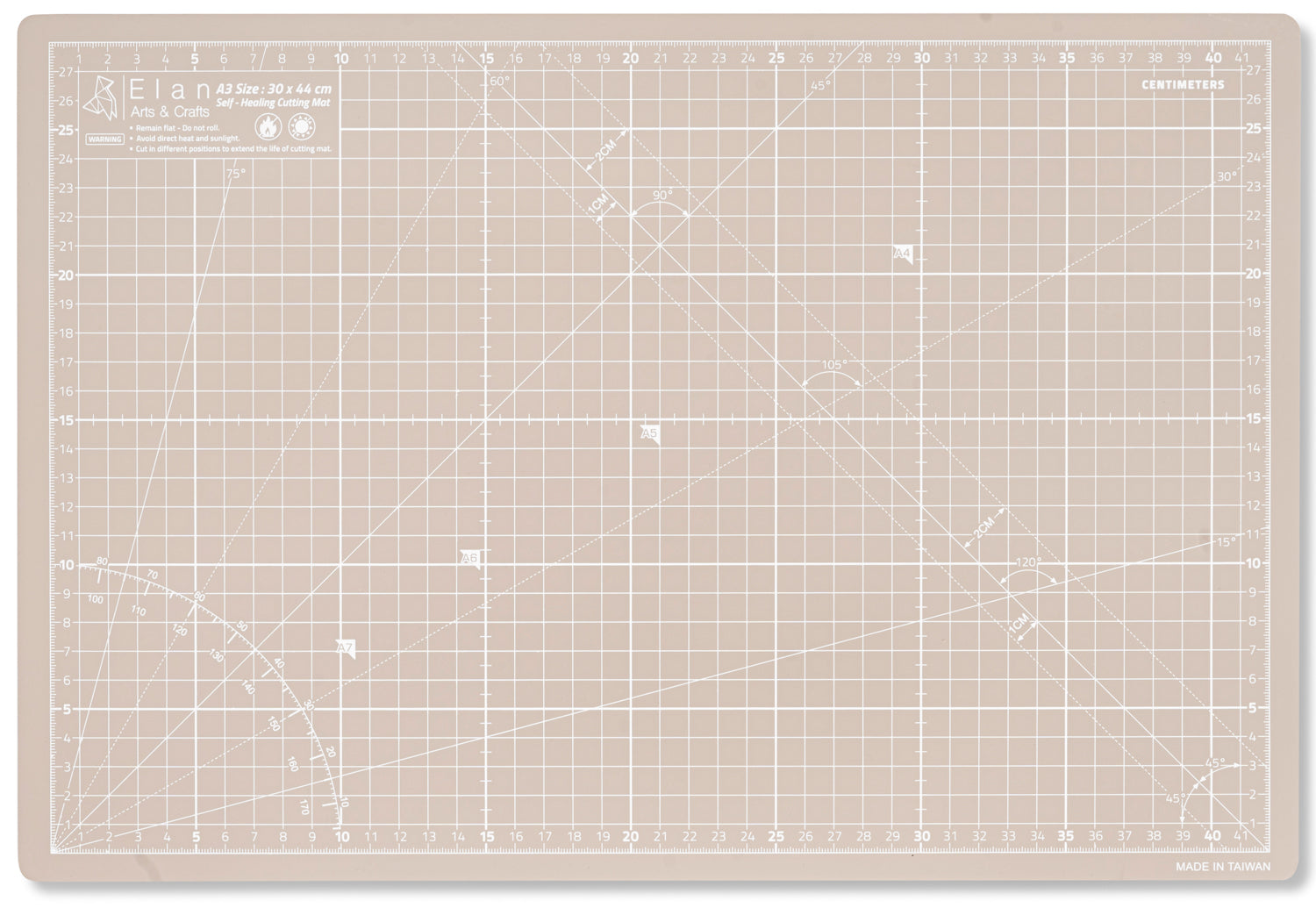 Elan Self-Healing Cutting Mat — Black