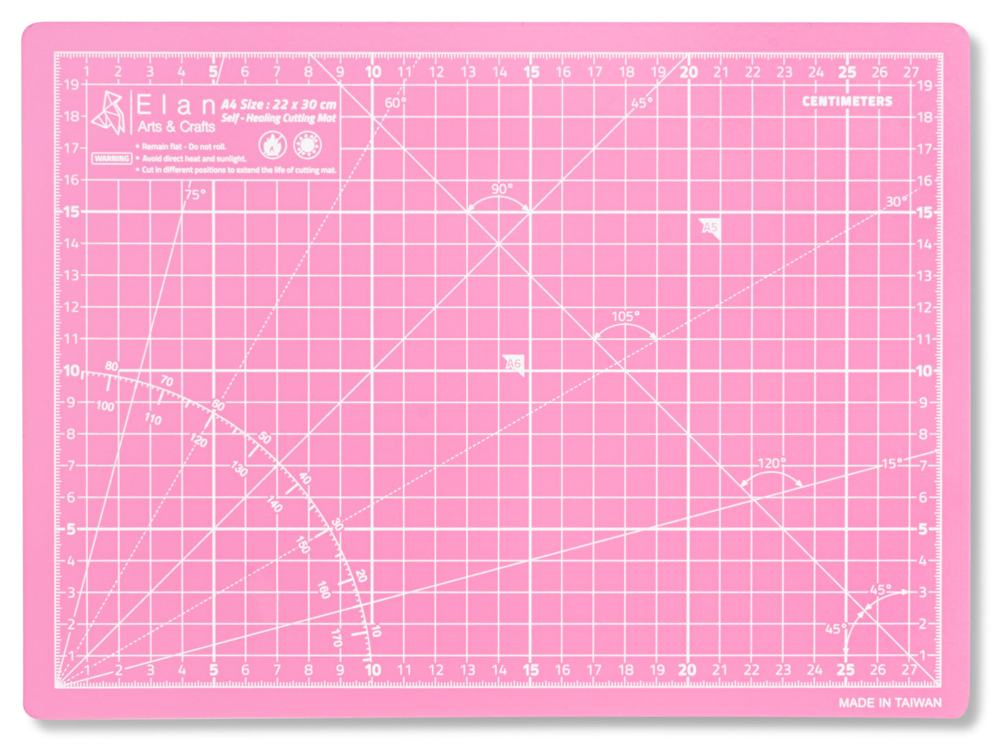 Cutting Mat Pink in A0, A1, A2, A3 and A4