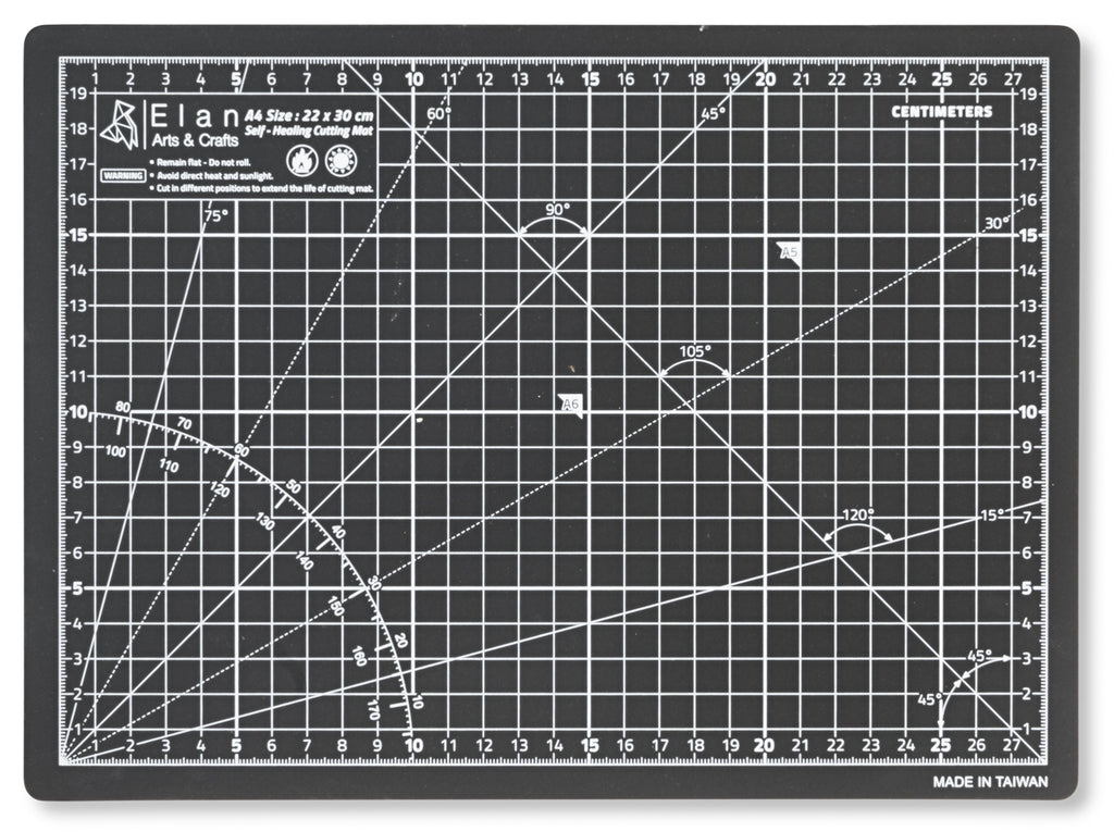 Elan Self-Healing Cutting Mat — Black