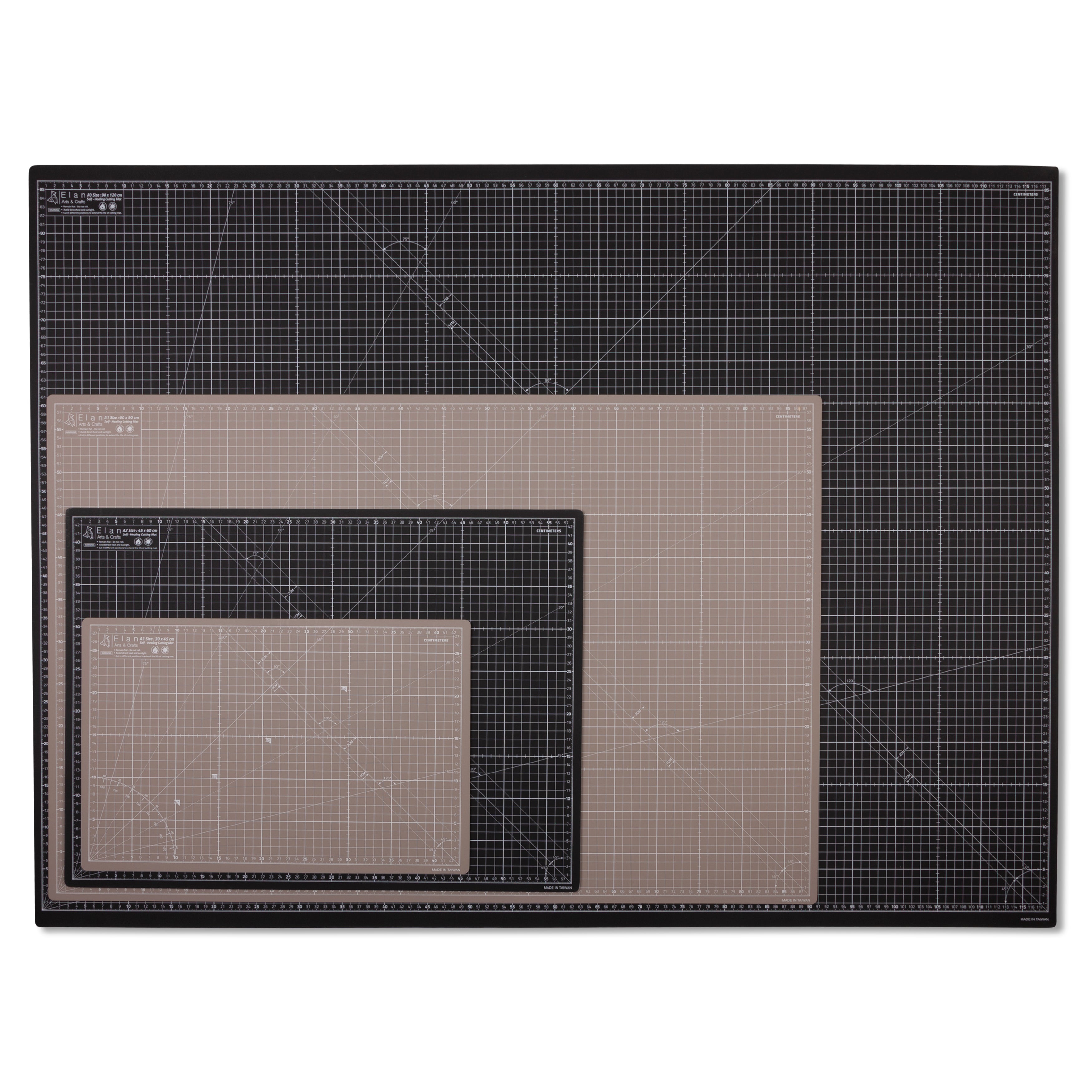 Elan Self-Healing Cutting Mat — Black