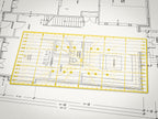 The Elan ruler used as a tool for architactual work. 
