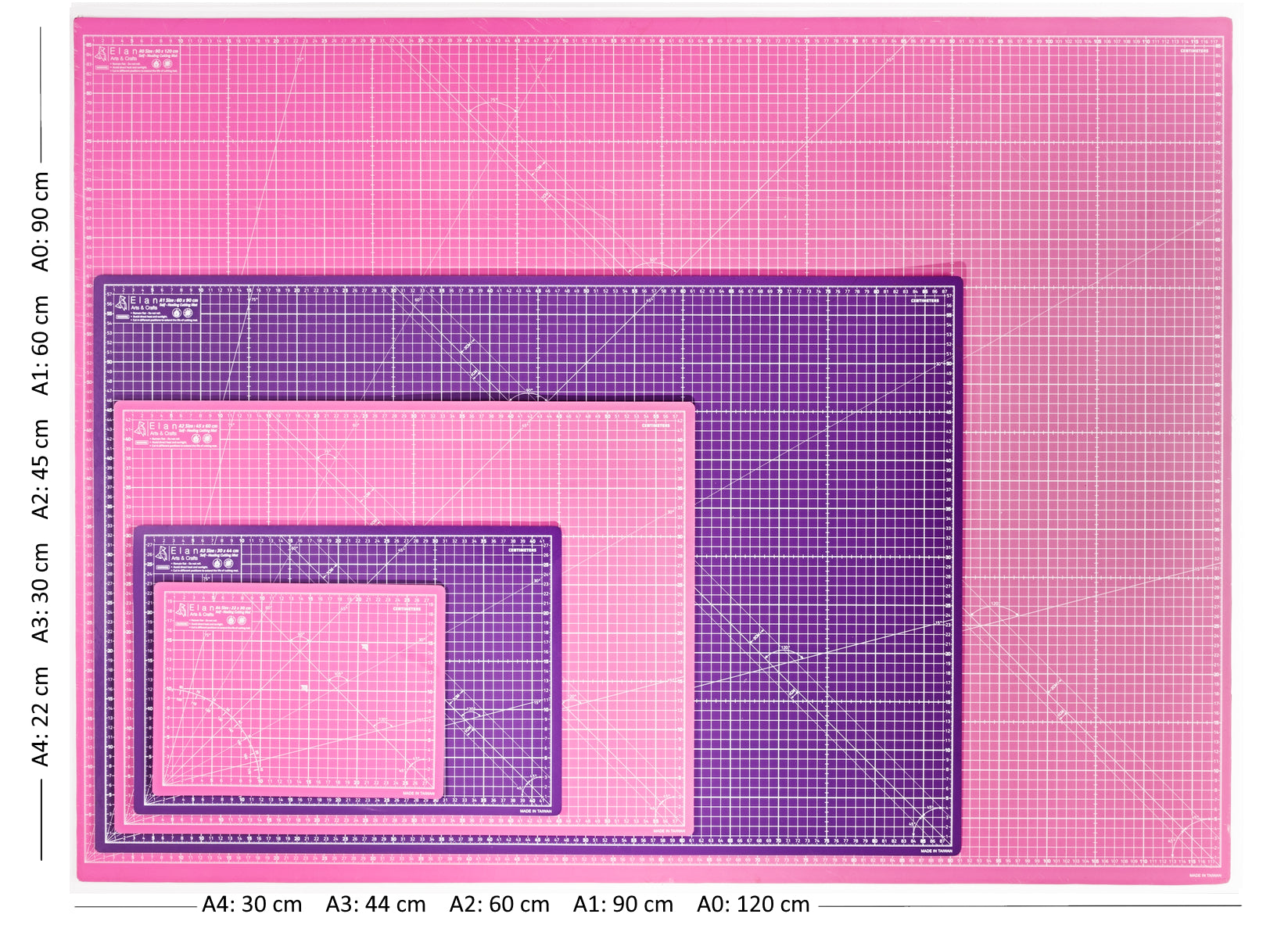 Elan Self-Healing Cutting Mat — Pink